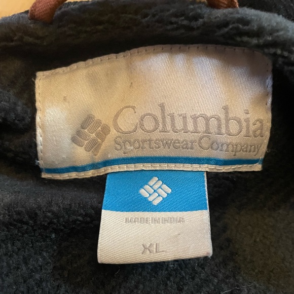 XL Columbia fleece lined brown utility jacket. EUC - Picture 2 of 4